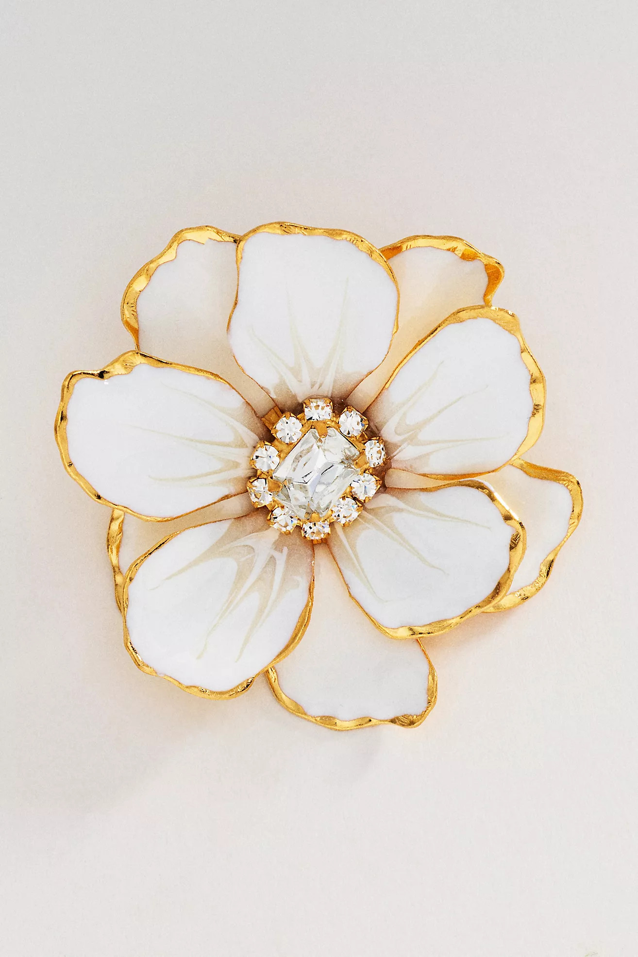 The Pink Reef Hand-Painted Birth Flower Stud Earrings | Anthropologie (US)
