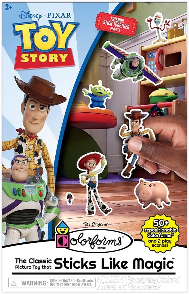 Colorforms Disney Toy Story Box Set - Pieces Stick Like Magic - Scenes and Pieces for Storytellin... | Amazon (US)