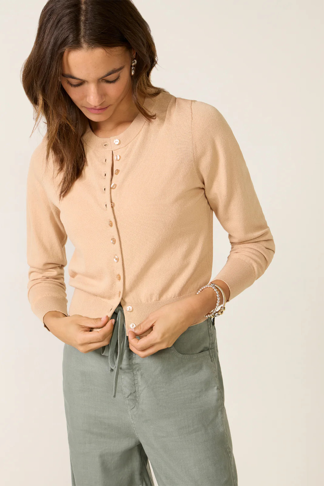 Harlow Button Down Cardigan | Evereve