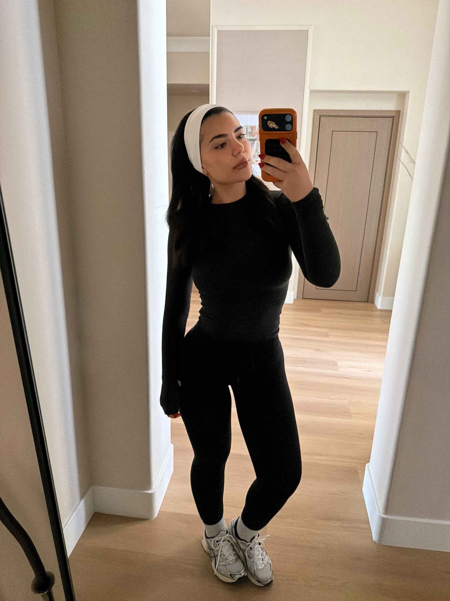 Top XS 
Bottoms S 

#LTKgrwm #LTKfitnessgoals #LTKootd
