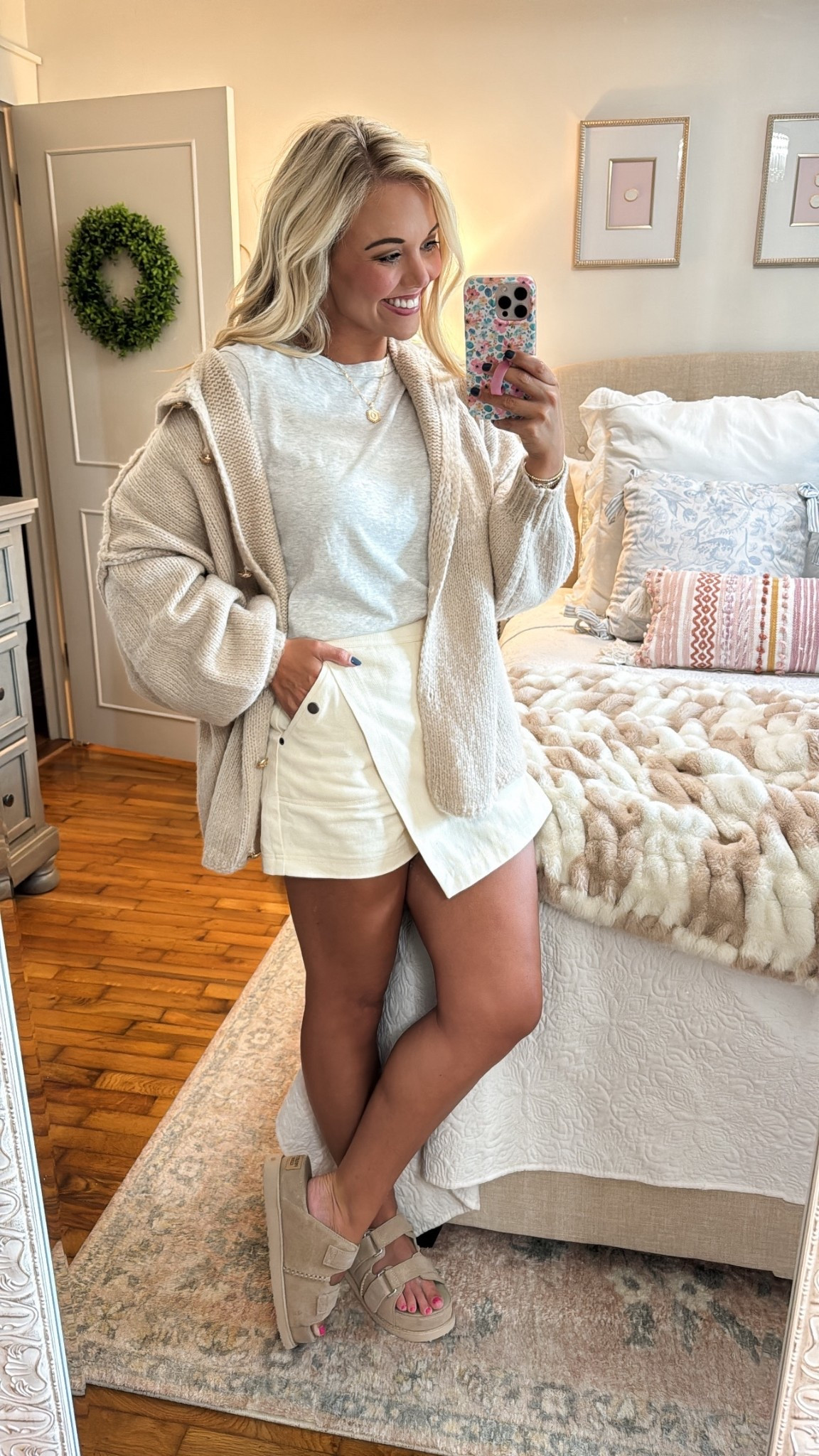 Perfect transition outfit into fall
Skort - Medium
Sweater - small
Shoes - size down

#LTKFallSale #LTKFindsUnder100 #LTKShoeCrush