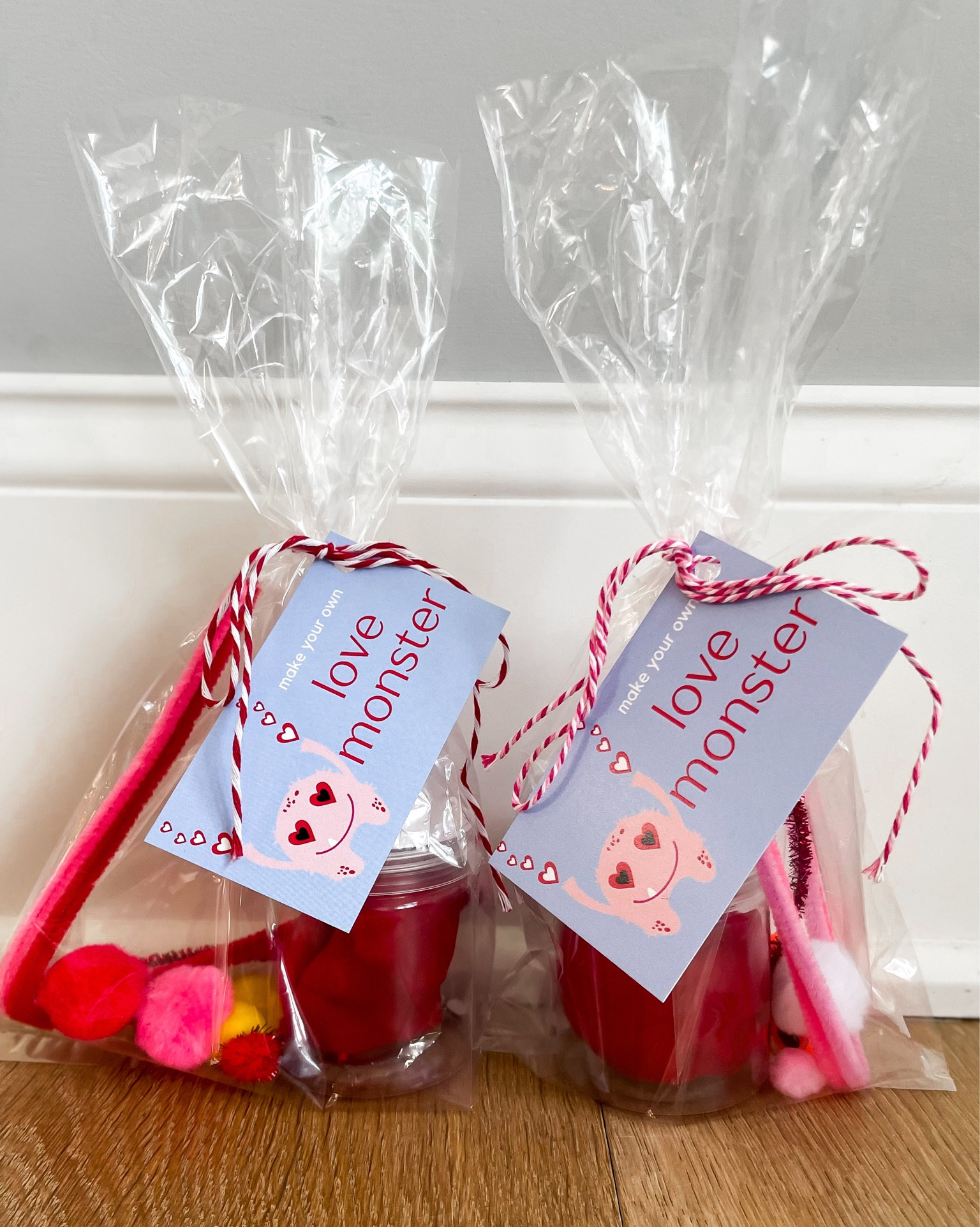 kids valentines 💌 

make your own love monster ♥️
diy valentines 🫶

tags made via Canva & printed at fedex 🥰

#LTKMostLoved #LTKGiftGuide #LTKkids