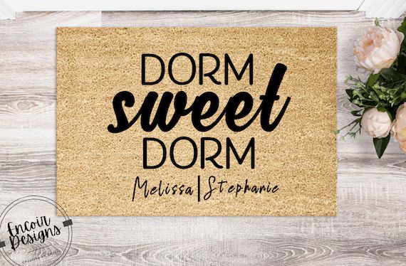 Dorm Sweet Dorm Doormat  Funny Doormat  Welcome Mat  - Etsy | Etsy (US)