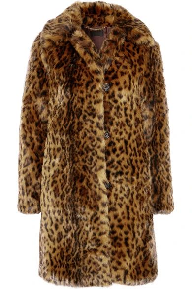 J.Crew - Leopard-print Faux Fur Coat - Leopard print | NET-A-PORTER (UK & EU)