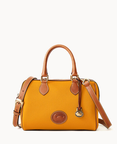 A Timeless Handbag
This classic satchel, made from a innovative Italian pebble leather that's bot... | Dooney & Bourke (US)