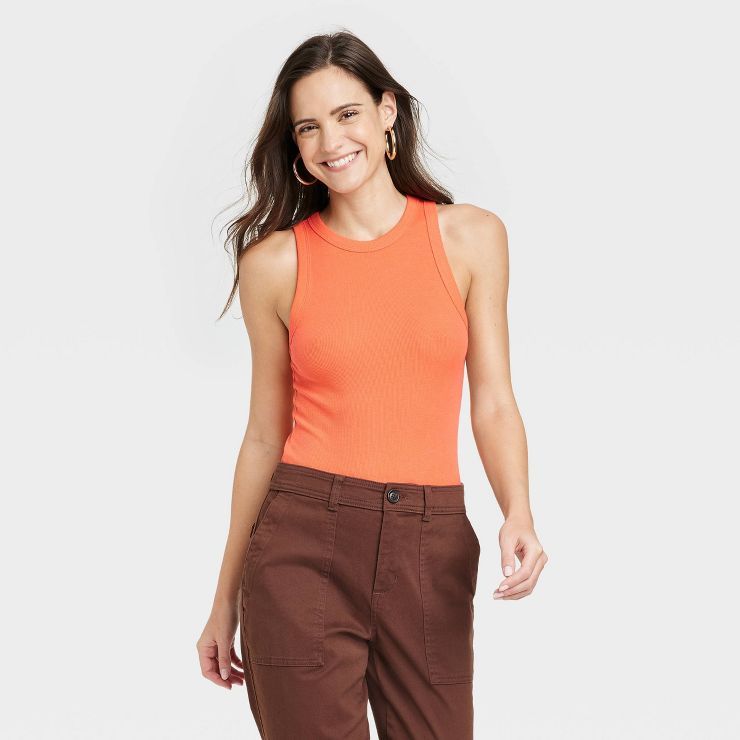 Women's Ribbed Tank Bodysuit - A New Day™ | Target