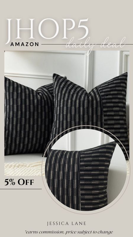 Amazon Daily Deal, save 5% On this two pack of modern throw pillow covers, multiple sizes and color options available. Home Decor, pillow covers, throw pillow covers, Amazon home, Amazon decor

#LTKsalealert #LTKhome #LTKstyletip