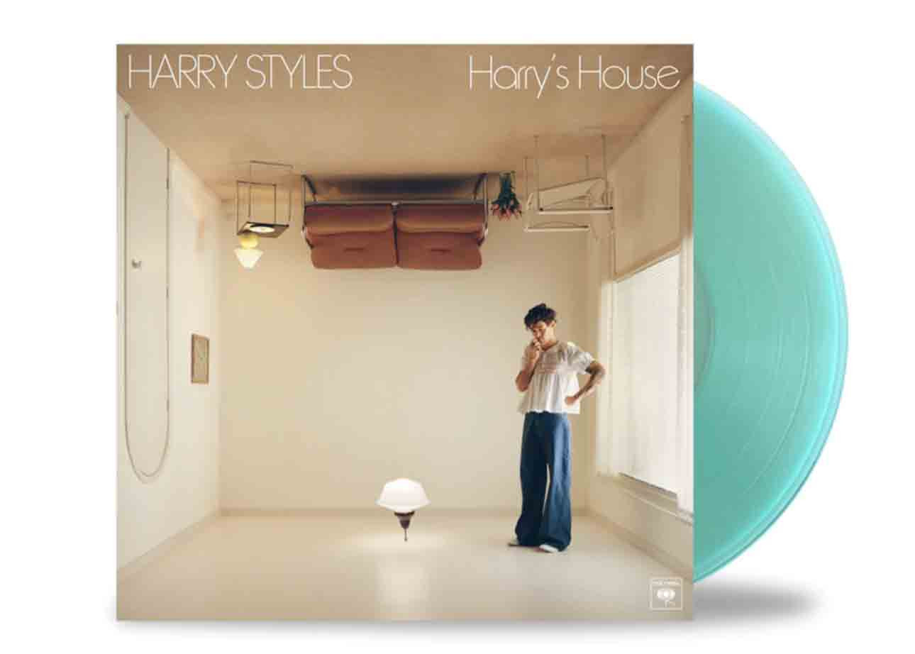 Harry Styles Harry's House Exclusive Vinyl Sea Glass Green | StockX
