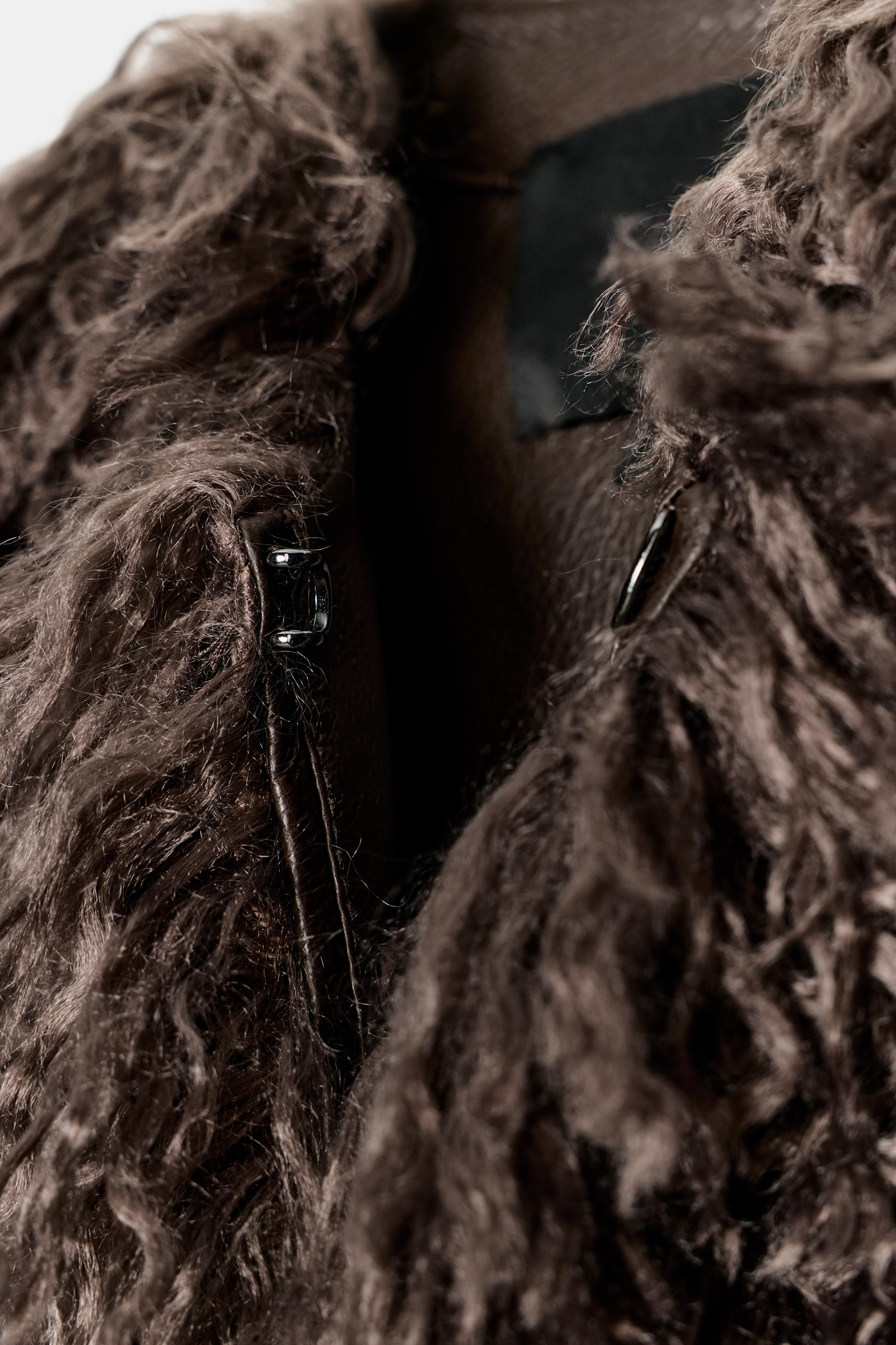 FAUX FUR COAT ZW COLLECTION | Zara UK