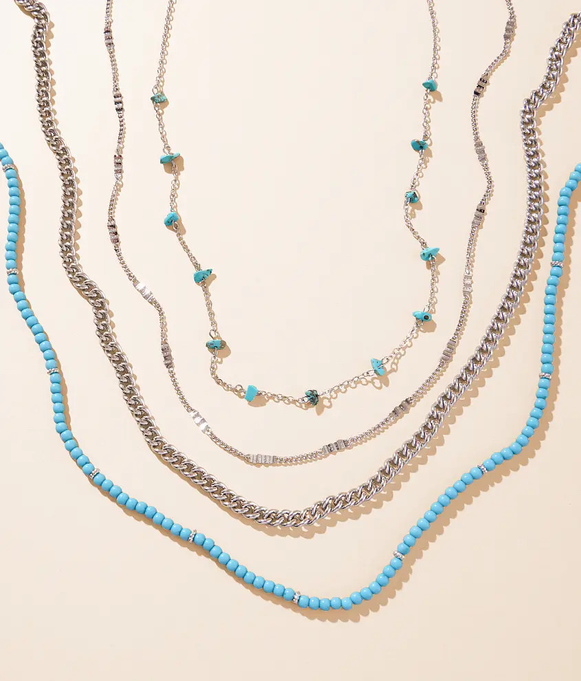 4 Pack Western Necklace Set | Buckle