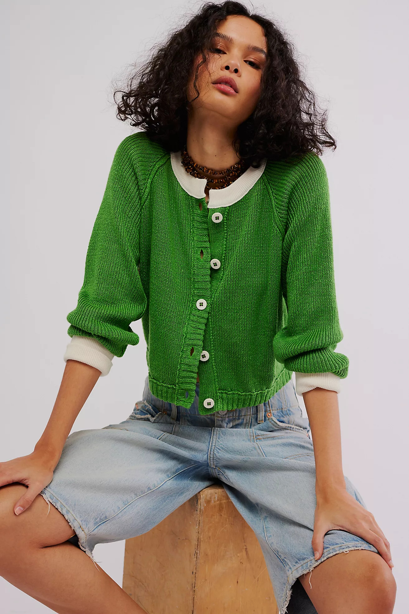 We The Free Lili Linen Cardi | Free People (Global - UK&FR Excluded)