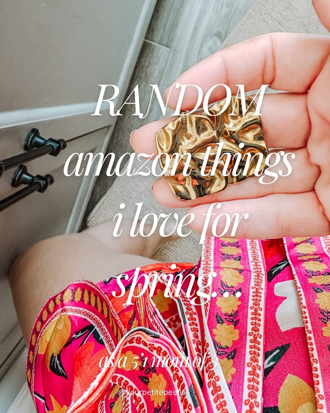 Spring random must haves from Amazon!! 

Comment SPRING for a 🔗 

#petitefinds #petitestyle #musthaves #affordablefinds #grwm outfit inspo tops jeans accessories spring prespring petite styling