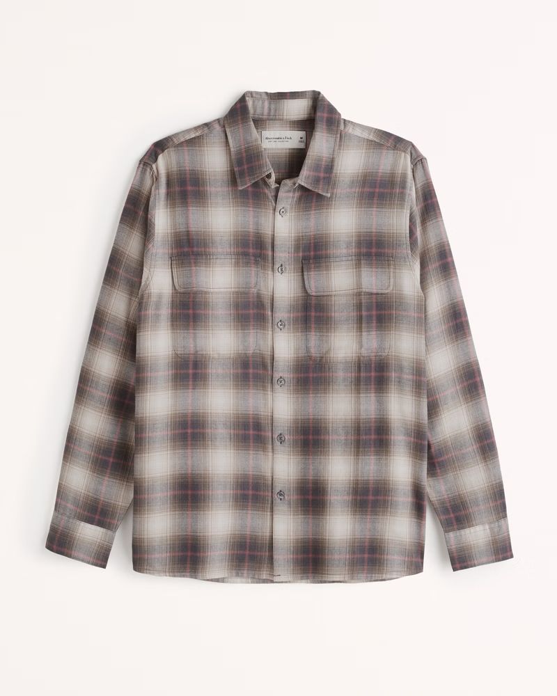 Lightweight Flannel | Abercrombie & Fitch (US)