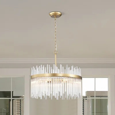 Kensington 5 - Light 19.7" Unique/Statement Cylinder Chandelier | Wayfair North America