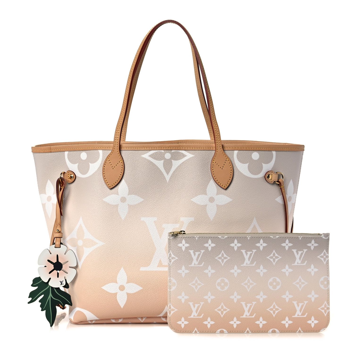 LOUIS VUITTON Monogram Giant By The Pool Neverfull MM Mist | FASHIONPHILE | Fashionphile