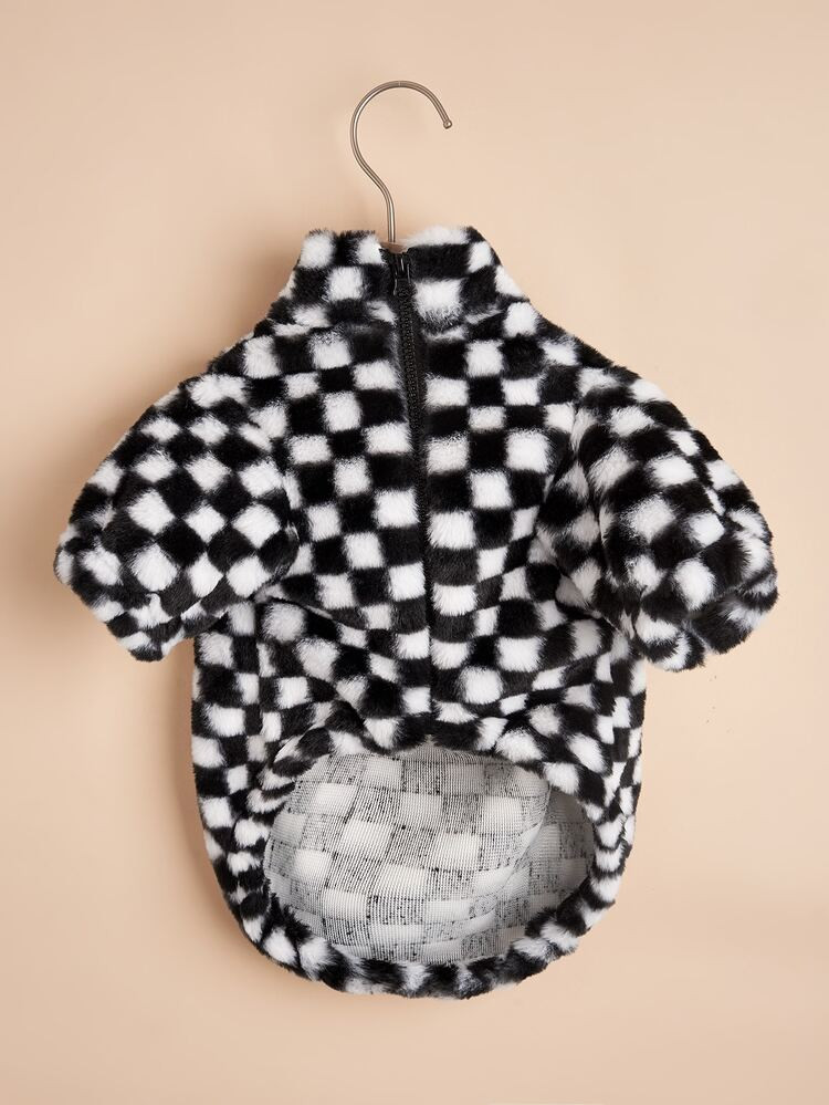 1pc Plaid Pattern Pet Coat | SHEIN