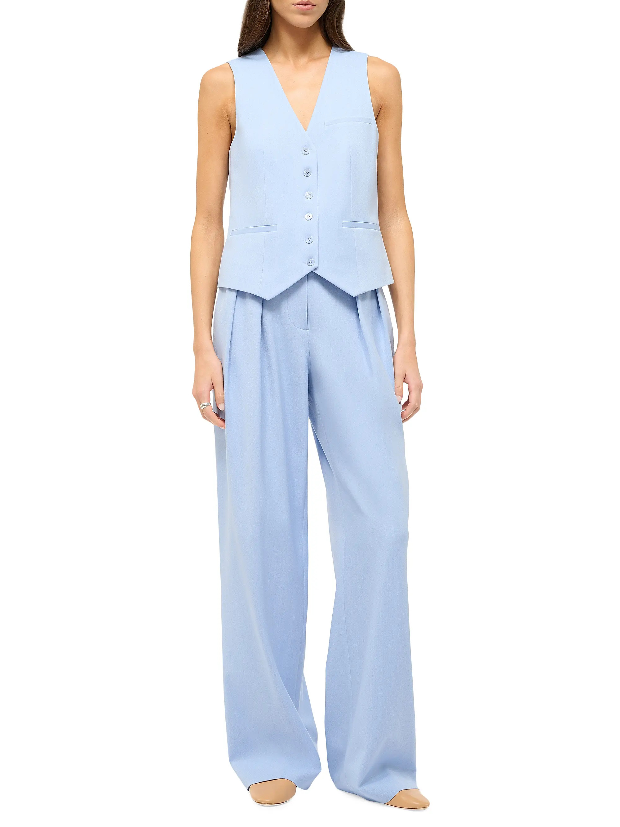 Brett Button-Front Vest | Saks Fifth Avenue