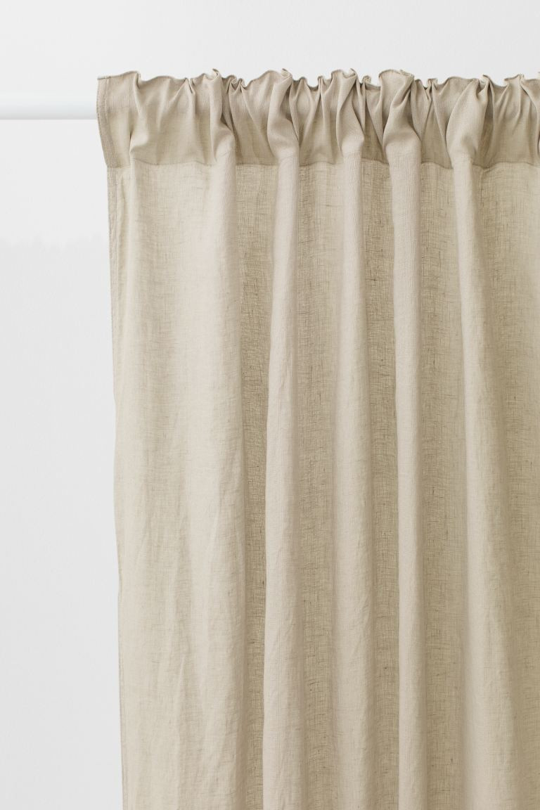 2-pack Linen Curtain Panels | H&M (US + CA)
