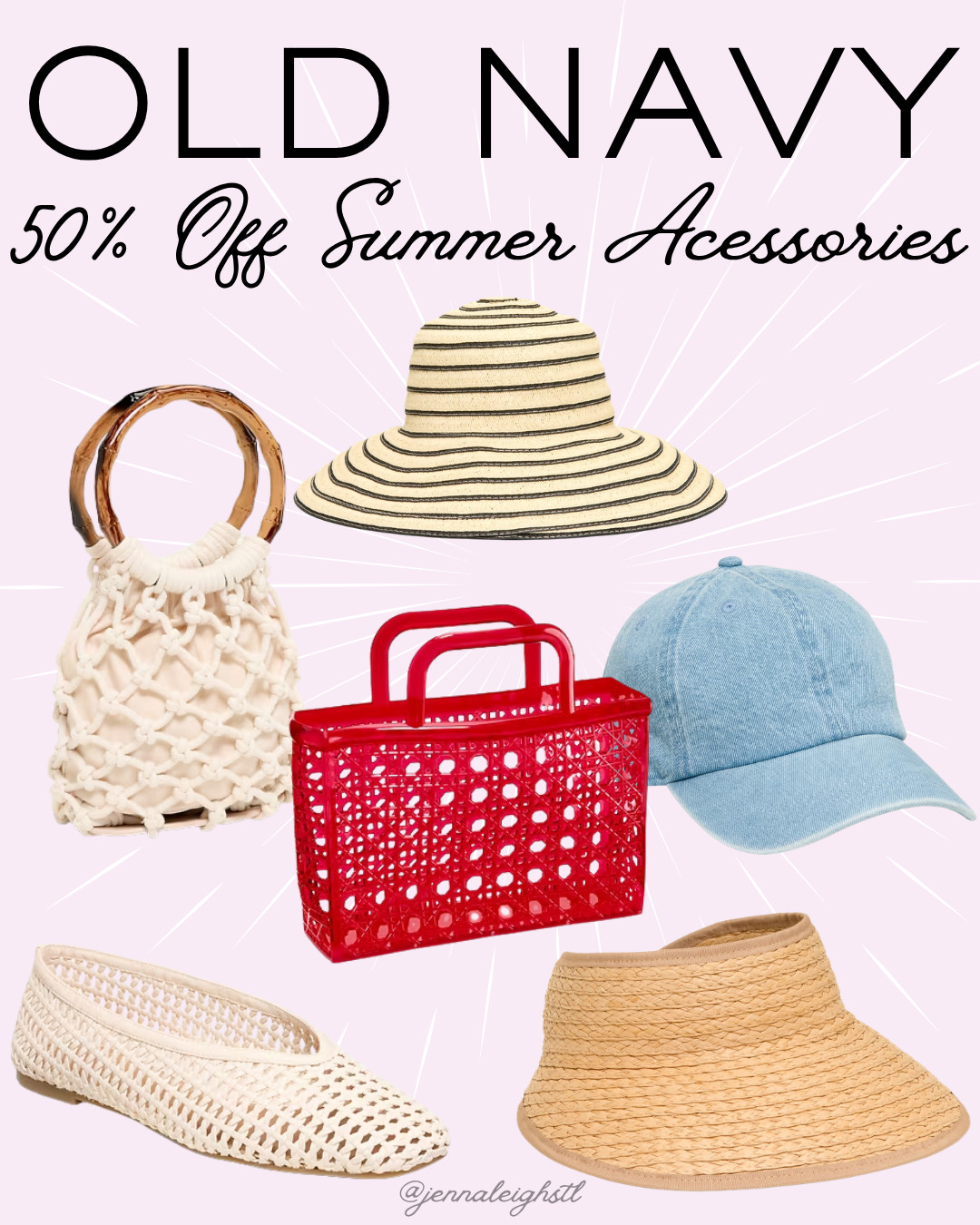 Today only 50% off summer accessories at Old Navy. 

 #LTKootd #LTKSeasonal #LTKMidsize
