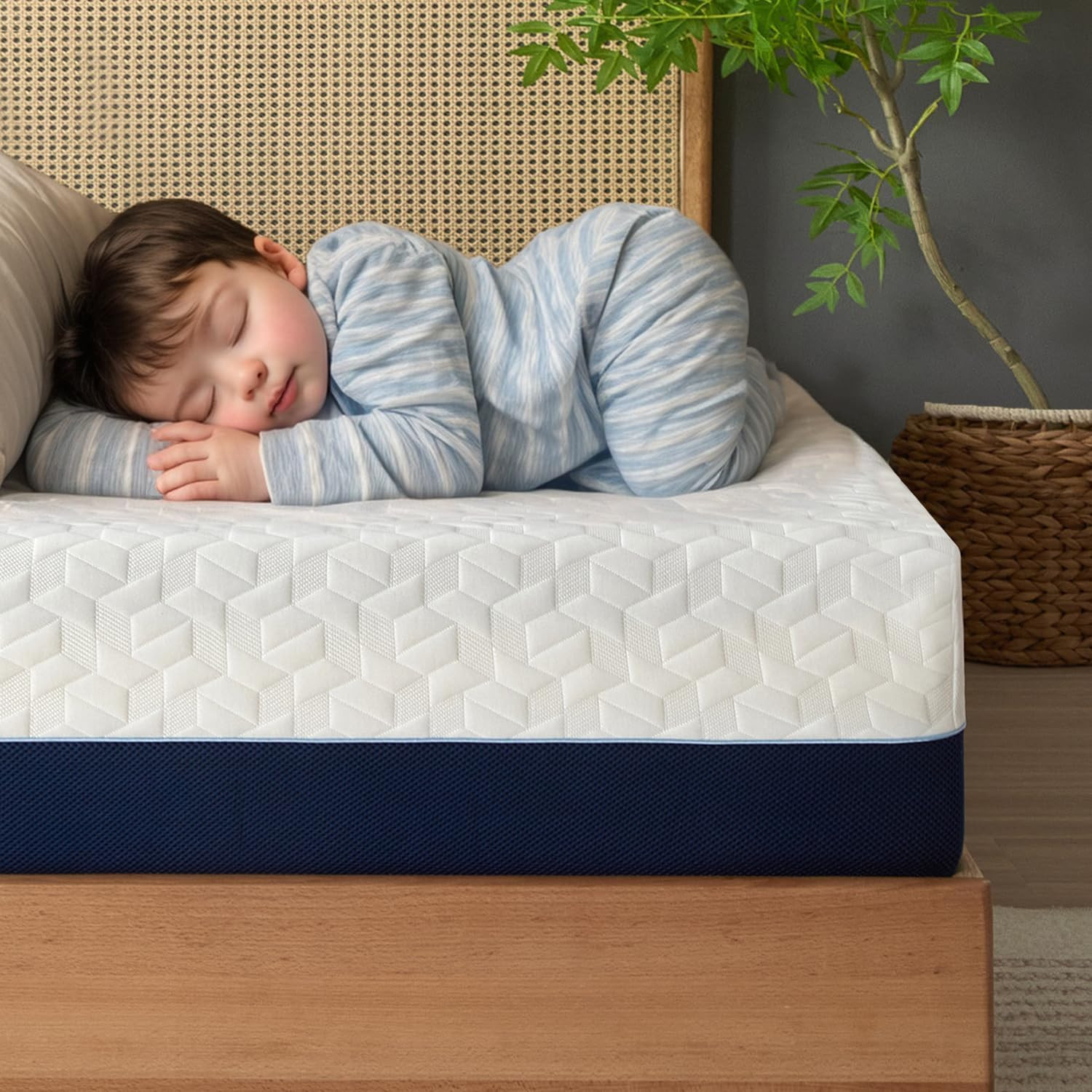 Twin Mattress for Kids - 6 Inch Cooling Gel Memory Foam Mattress in a Box,Gel-Infusion for Cooler... | Amazon (US)