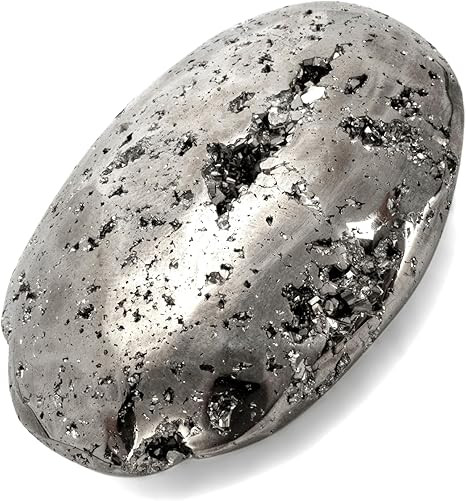 KALIFANO Pyrite Palm Stone - High Energy Iron Piedra Pirita from Spain with Healing Properties (I... | Amazon (US)