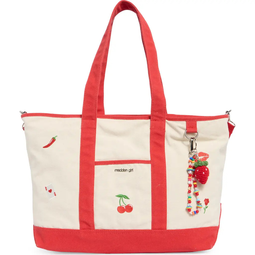 Madden Girl Canvas Tote in Scarlet at Nordstrom Rack | Nordstrom Rack