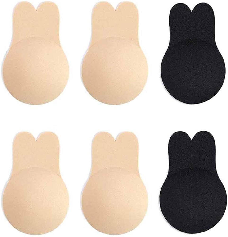 3 Pairs Invisible Adhesive Bra, Anti-Penetration Point Adhesive Bra,Breast Lift Tape Push Up Straple | Amazon (US)