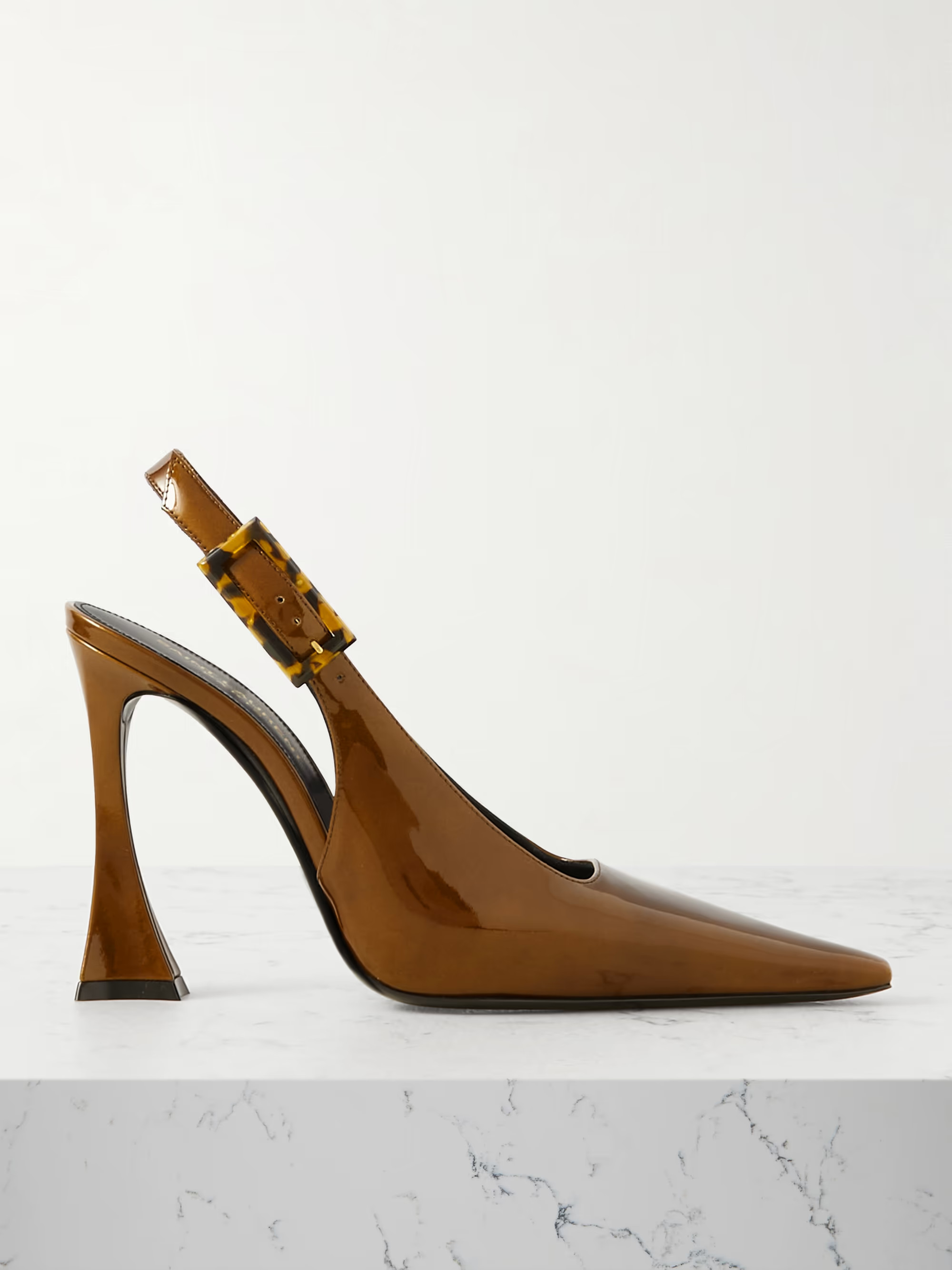 Dune patent-leather slingback pumps | NET-A-PORTER (US)