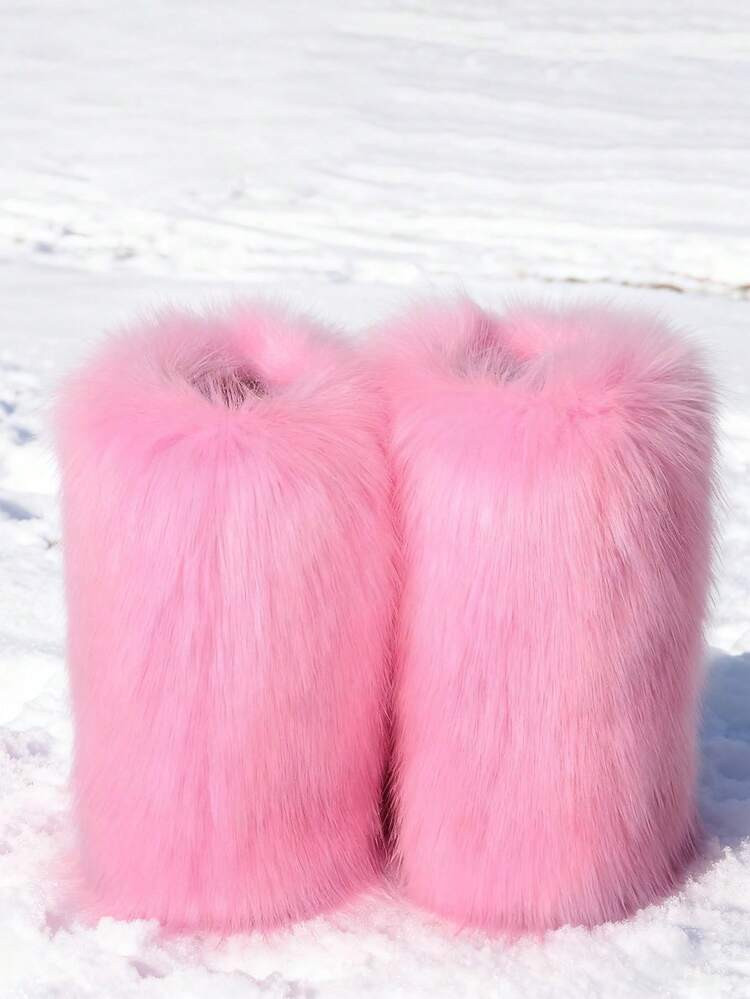New Winter Warm Plush Faux Fur Snow Boots For Women - Dark Grey & Brown & Black Ankle Booties With Soft Lining, Cozy Slip-On Design For Cold Weather Outdoor & Indoor Wear Unisex Short Ankle Faux Raccoon Fur Snow Boots - Solid Classic Color, Super Smooth Fur Touches The Ground, Perfect For Christmas & Halloween, Y2K Style! Y2K Fashion Men's & Women's Snow Boots - Faux Raccoon Fur, Silky Smooth Floor-Reaching Fur, Solid Classic Shade, Ideal For Christmas & Halloween! Short Ankle Unisex Snow Boots With Faux Raccoon Fur - Solid Classic Color, Ultra-Smooth Fur Hits The Ground, Must-Have For Christmas & Halloween, Edgy Y2K Vibe! Christmas & Halloween Essential Faux Raccoon Fur Snow Boots (Unisex) - Solid Classic Hue, Smooth Fur Touches The Floor, Stylish Y2K Look! Y2K Short Ankle Snow Boots For Men & Women - Faux Raccoon Fur, Super Smooth Floor-Length Fur, Solid Classic Color, Great For Christmas & Halloween Celebrations! | SHEIN