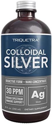 Bioactive Colloidal Silver - 8 oz, Glass Bottle, Vegan, Safe Doses with Highest Effectiveness - Nano | Amazon (US)
