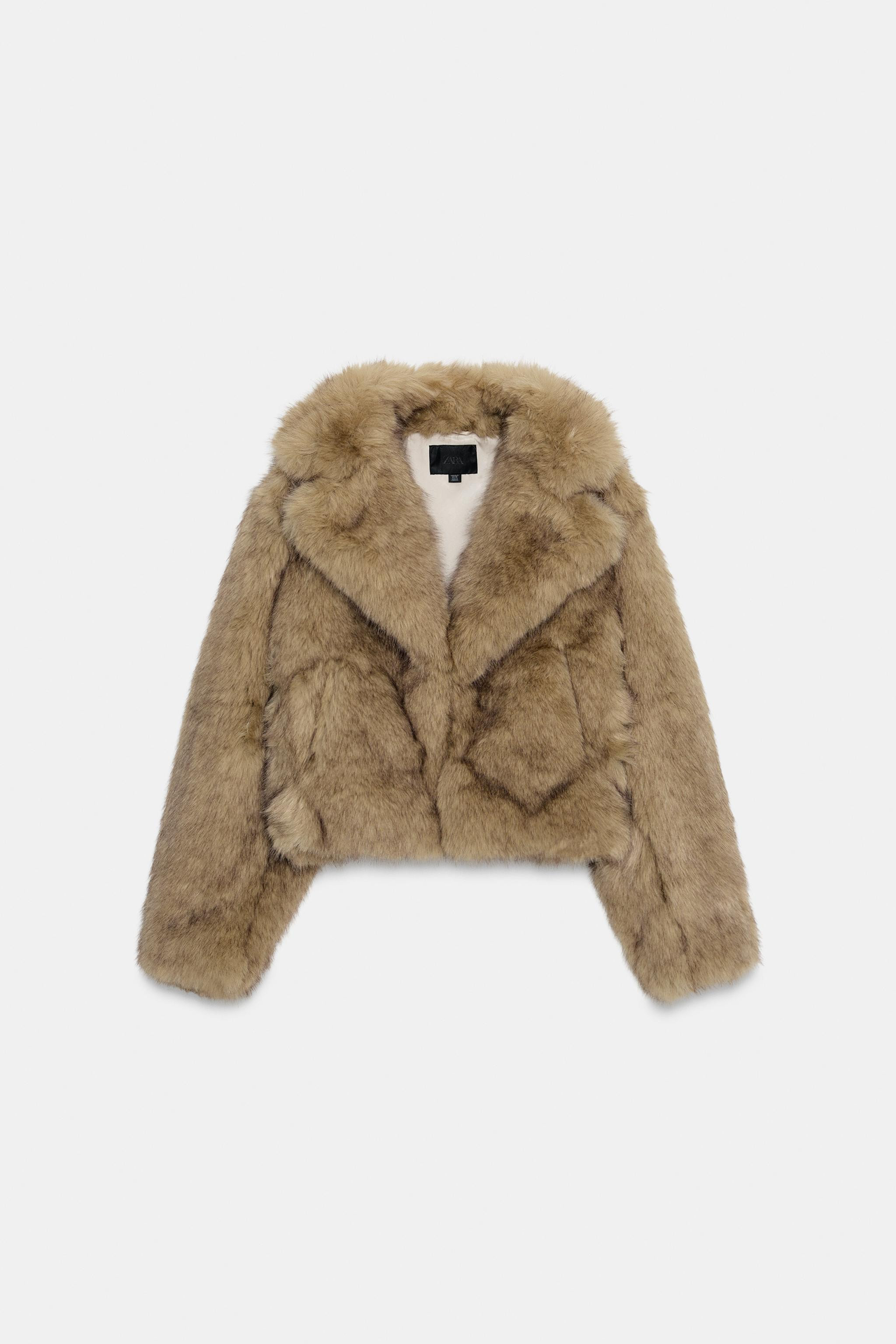 FAUX FUR SHORT COAT | Zara US