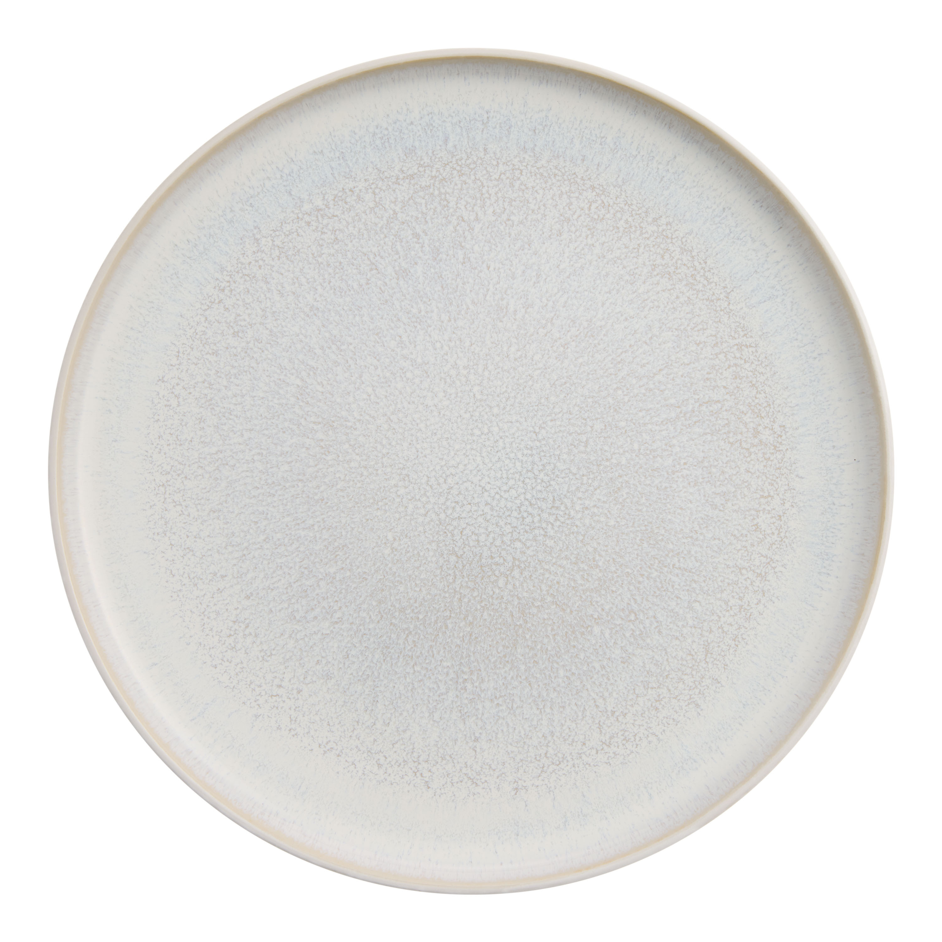 Ranier Cloud White Reactive Glaze Dinner Plate | World Market