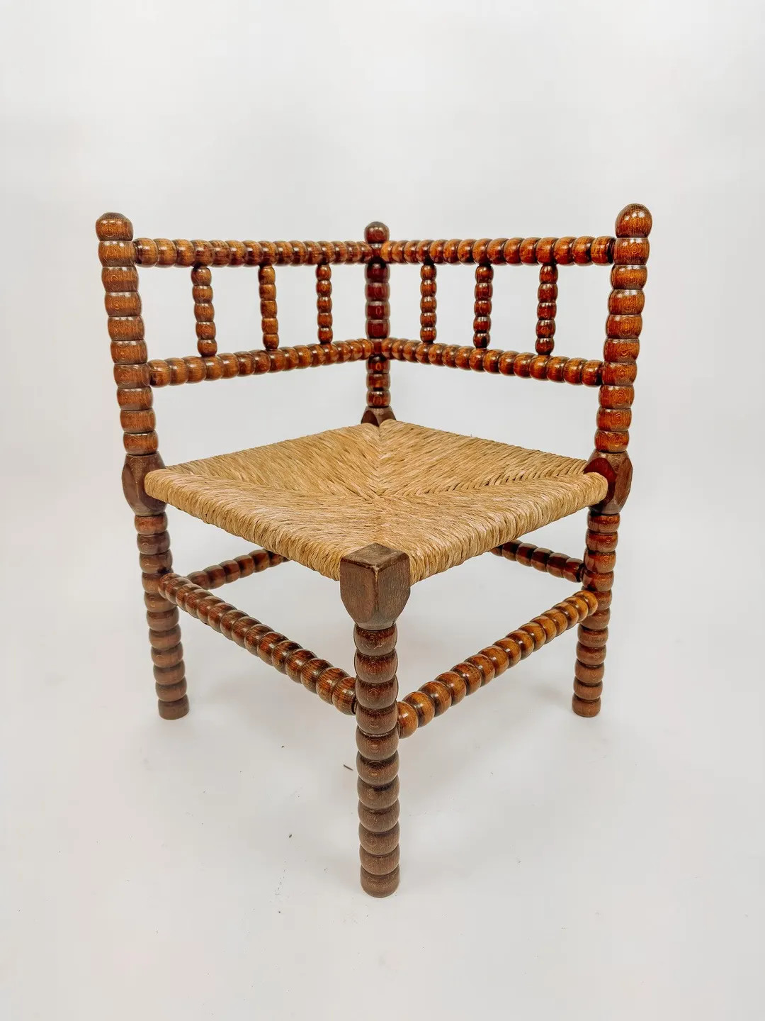 Vintage Bobbin Corner Chair (multiple Sizes Available) - English Cottage Style - Wooden Chair for... | Etsy (US)