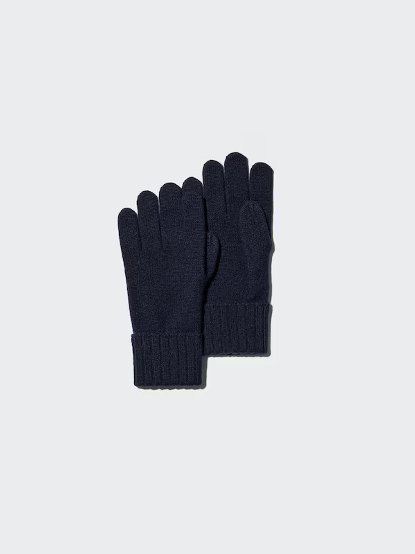 100% Cashmere Knit Gloves | UNIQLO (UK)