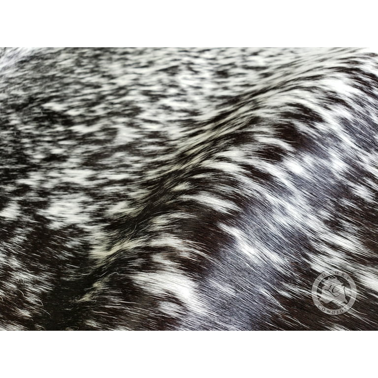 Salt and Pepper Black and White Cowhide Rug 6ft x 7ft 180cm x 210cm - Walmart.com | Walmart (US)