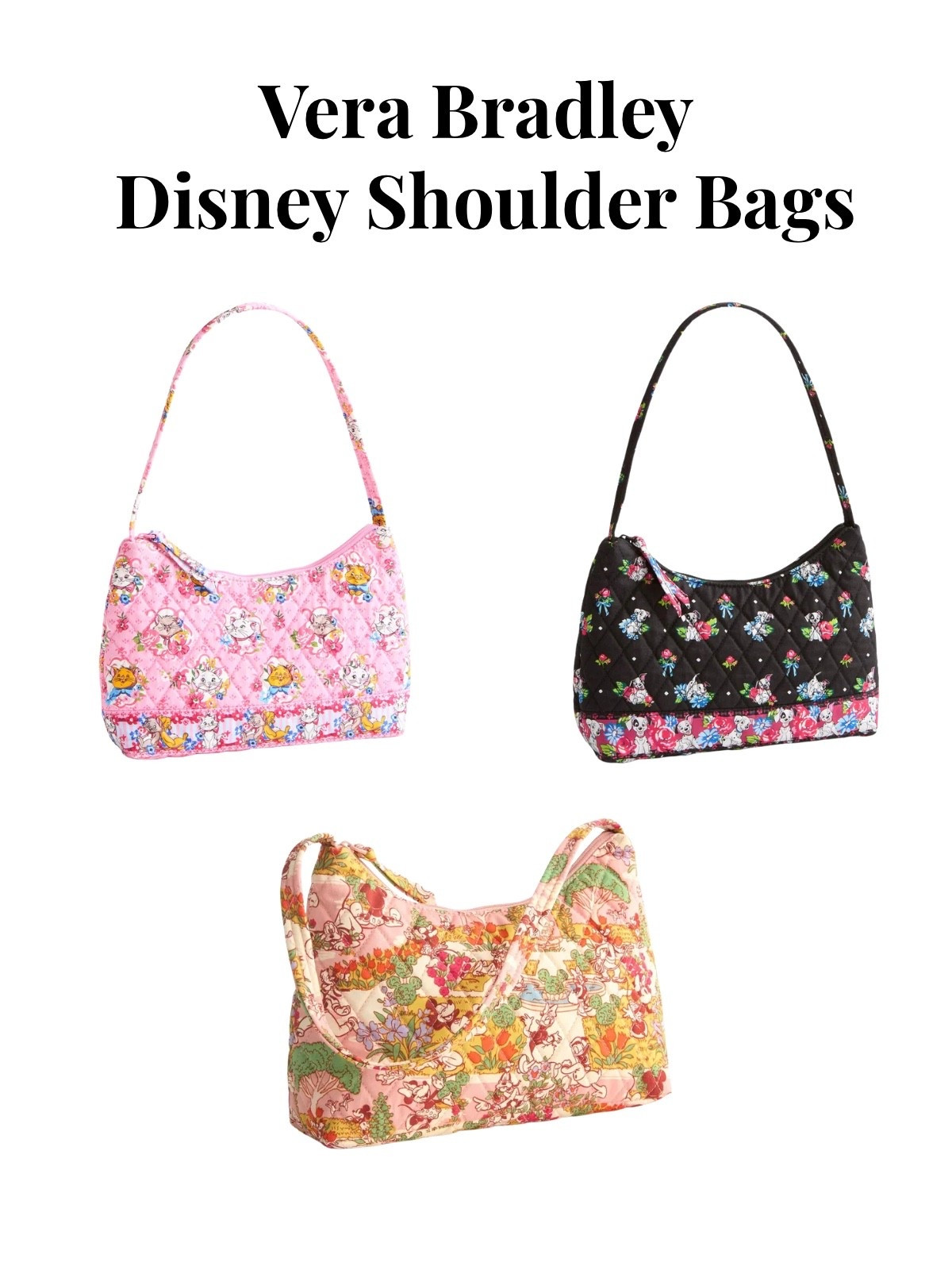 Super cute Disney shoulder bags from Vera Wang wihh the Aristocats, 101 Dalmatians, and Mickey & Minnie  

#LTKTravel #LTKgrwm #LTKootd