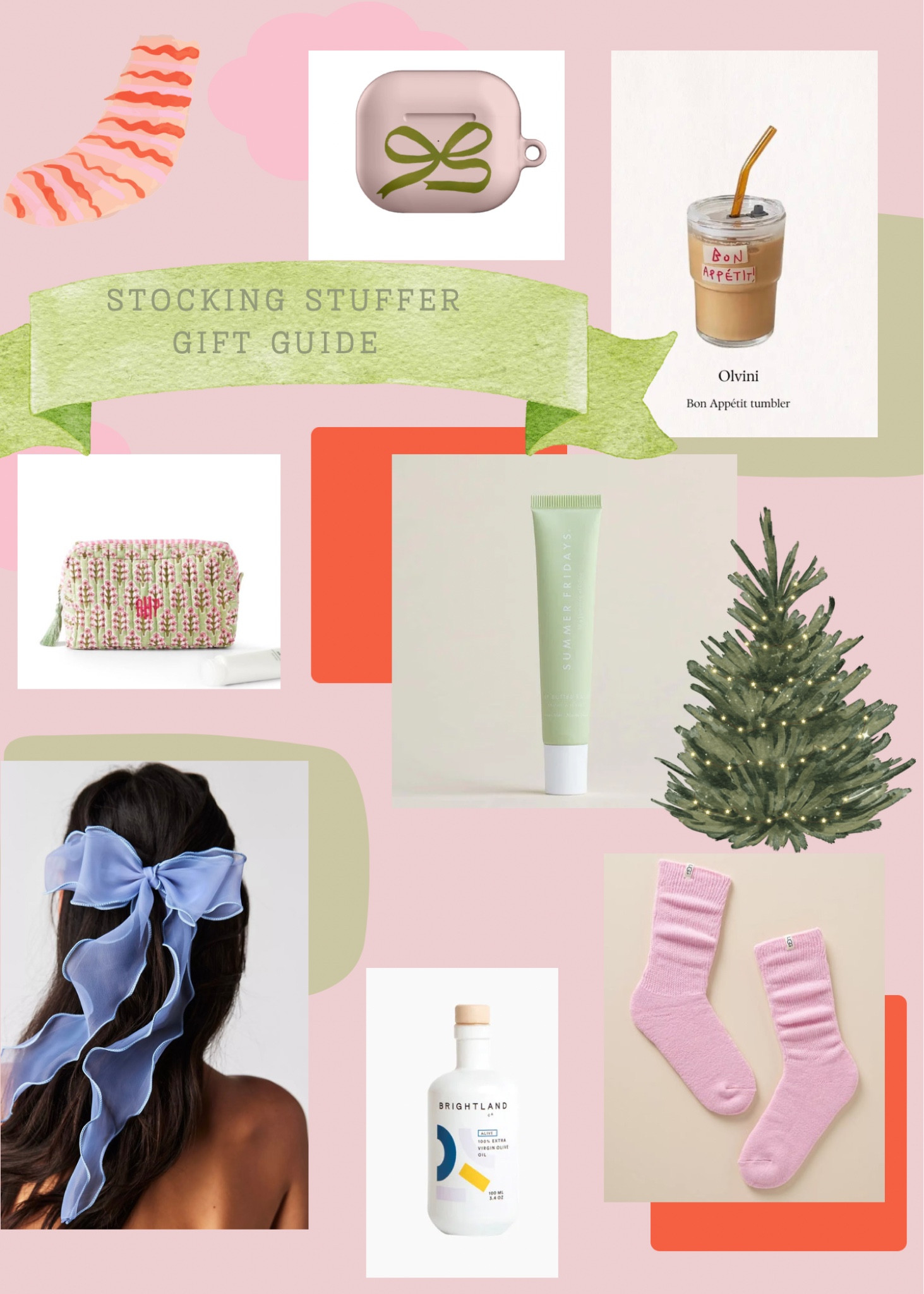 Stocking stuffer gift guide. ❄️

AirPods case- The Dairy: https://thedairy.com/collections/airpods-case-3rd-generation/products/garden-ribbon-airpods-case?variant=43881449619712

#LTKHoliday #LTKGiftGuide #LTKSeasonal