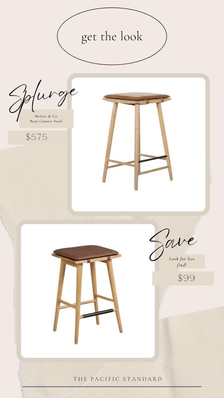 Daily Find | McGee & Co. Beau Counter Stool #lookforless

Measurements are identical for these counter stools! Removable chair pad 

#LTKFind #LTKhome #LTKstyletip