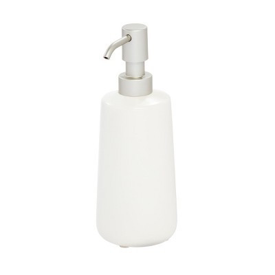 iDesign Soap Dispenser for Bathroom or Vanity - Coconut White | Target