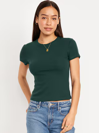 Snug Crop T-Shirt | Old Navy (US)