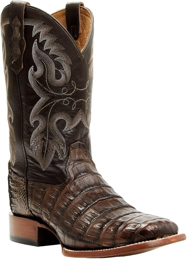 Cody James Men's Men'S Exotic Caiman Tail Skin Western Boot Broad Square - Becjsp21l11 | Amazon (US)