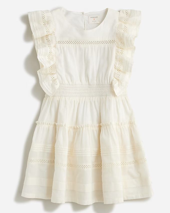 Girls' teatime dress in cotton voile | J.Crew US