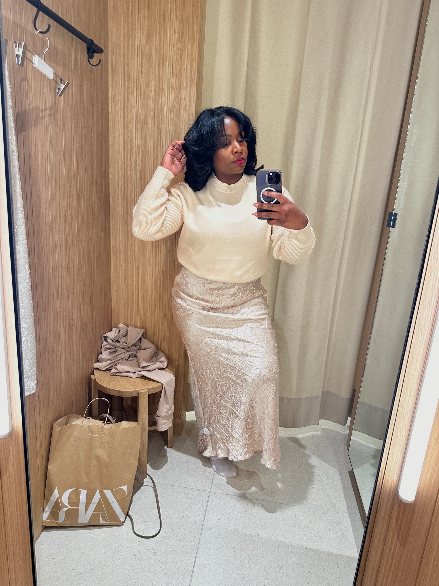 Grabbed this cute wintery fit from Mango. Maxi skirts are a season fav!

#LTKSeasonal #LTKstyletip #LTKMostLoved