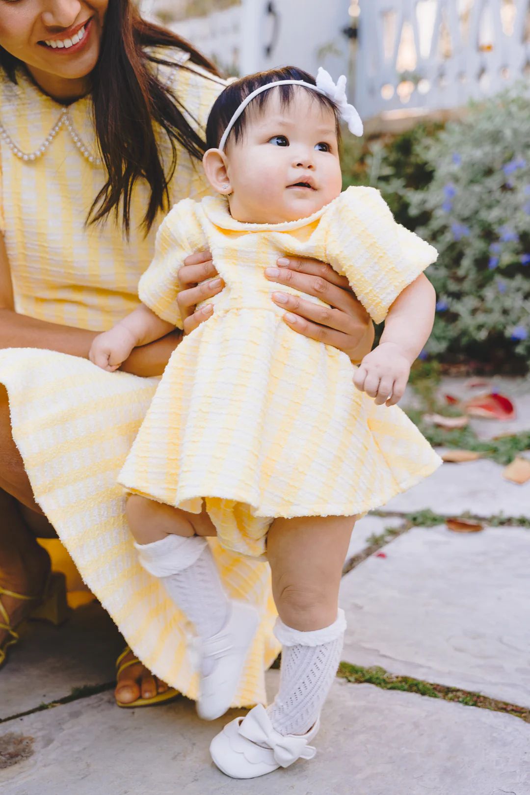 Baby Celine Dress Set in Yellow | Ivy City Co
