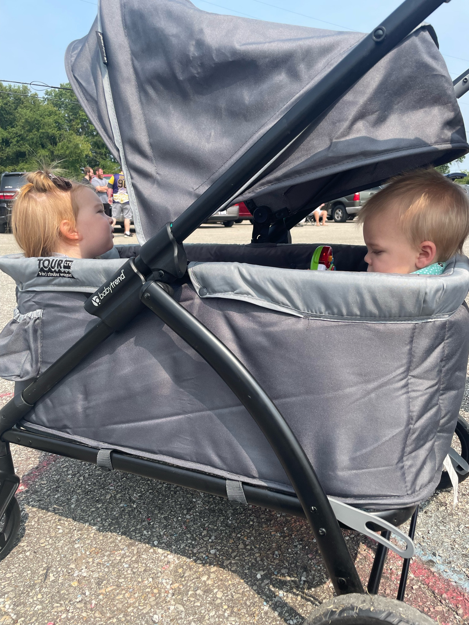 2 under 2 stroller wagon! I have zero complaints. It’s a steady ride, easy to navigate on any type of ground, enough room for2

#LTKFamily #LTKKids #LTKActive