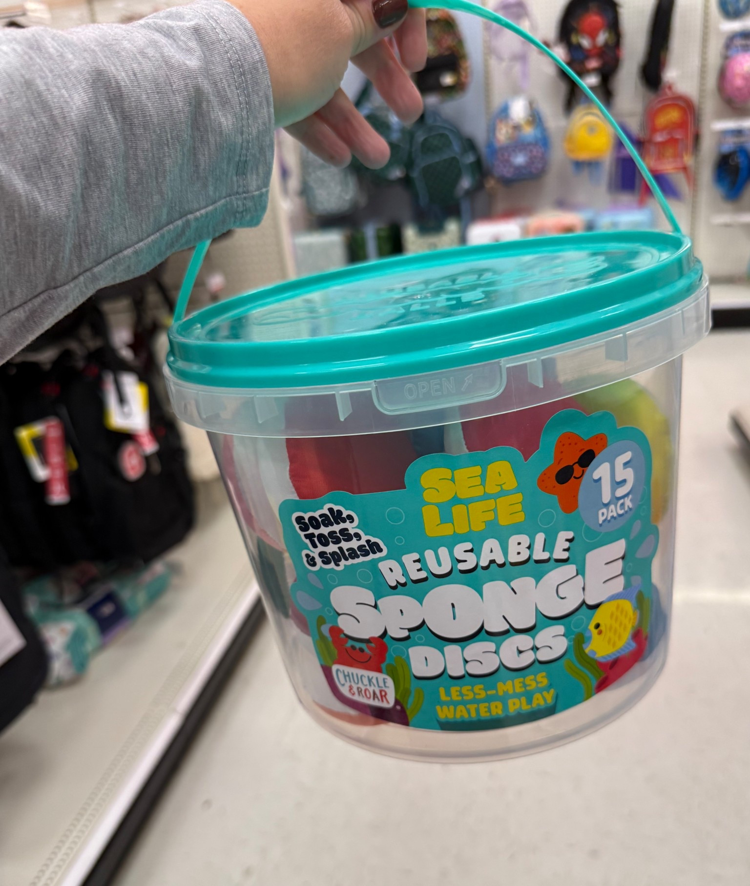 SUMMER TOY ALERT

new reusable water balloon like sponge discs for safe and sustainable water play. My littles are going to love these! And I think they’re going to be better than the sponge ones from last year 



Water toys, water play, toddler summer, toddler spring break 

#LTKSeasonal #LTKmomlife #LTKKids