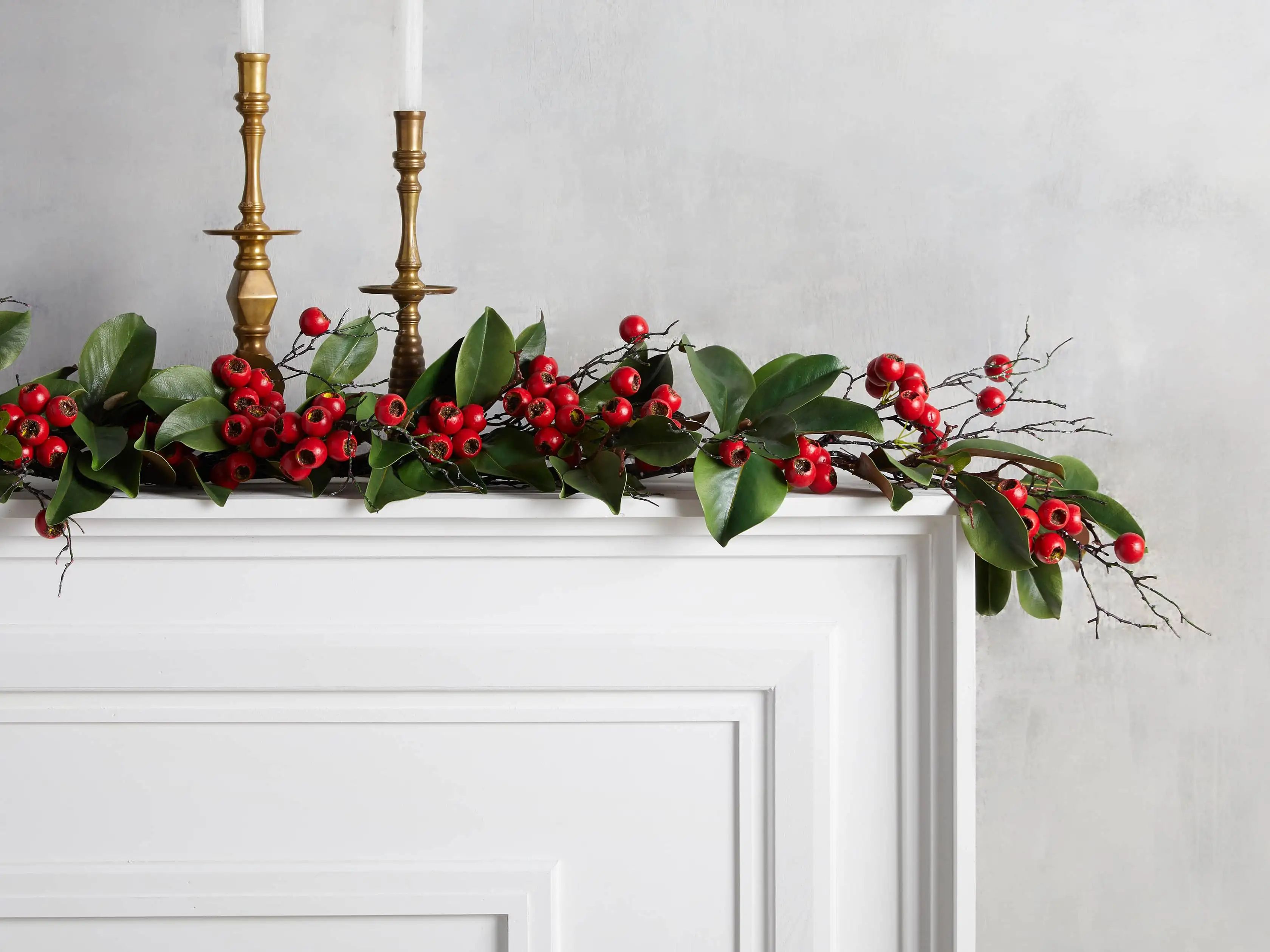 Faux Holiday Deluxe Garland | Arhaus