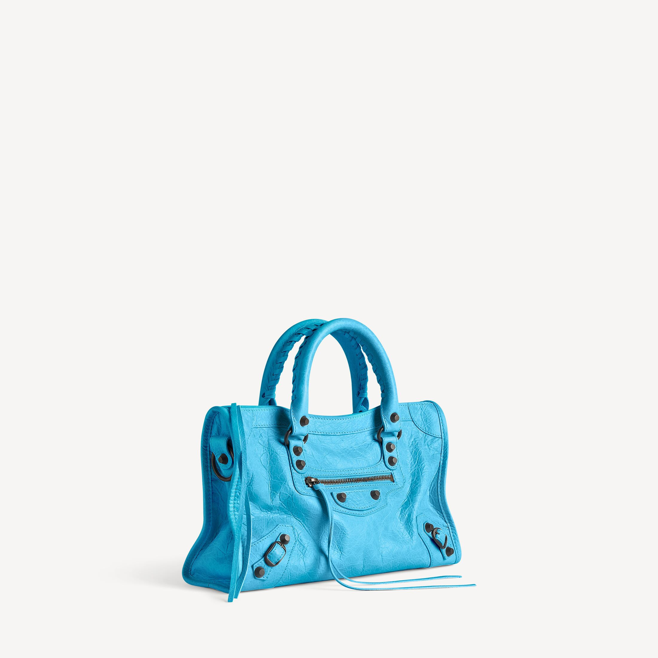 Women's Le City Bag Small in Bleu Cyan | Balenciaga US | Balenciaga