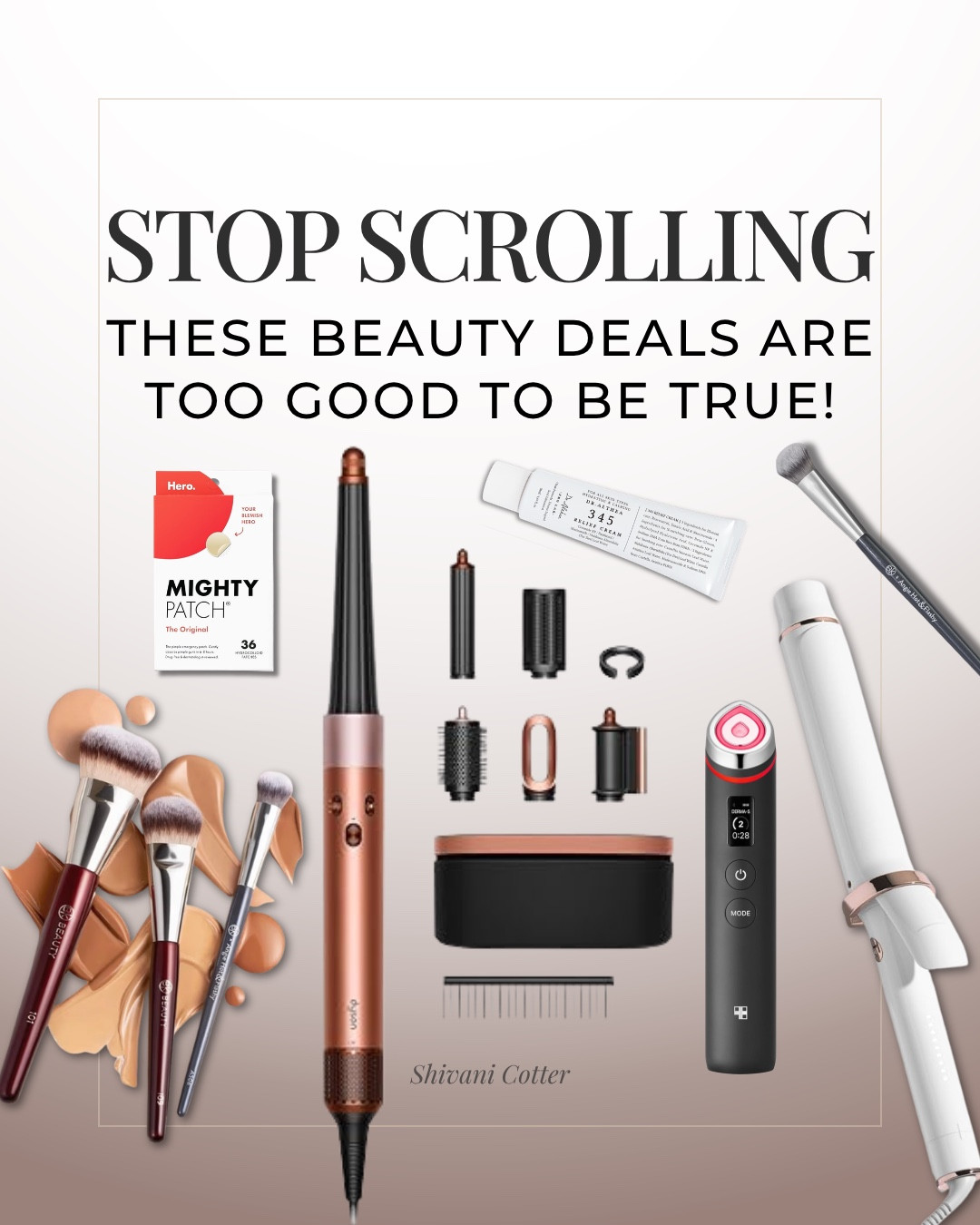 My wallet just did a happy dance! These beauty finds are not only worth the hype, I actually have them all and LOVE them!
I grabbed my go to styling tools, the best makeup brushes I’ve tried, and skincare that sells out for a reason. The Dyson Airwrap alone makes getting ready so much easier, and the long barrel curling iron is perfect for long hair. Even the little things like these pimple patches have become staples in our house.
If you’re restocking or upgrading, don’t wait on these!
 

 #LTKgrwm #LTKSaleAlert #LTKBeauty