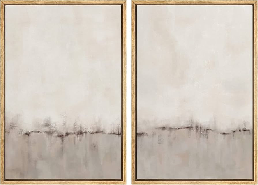 SIGNFORD Abstract Wall Art Decor, Neutral Framed Wall Art, Beige Wall Art, Boho Wall Art Decor - ... | Amazon (CA)